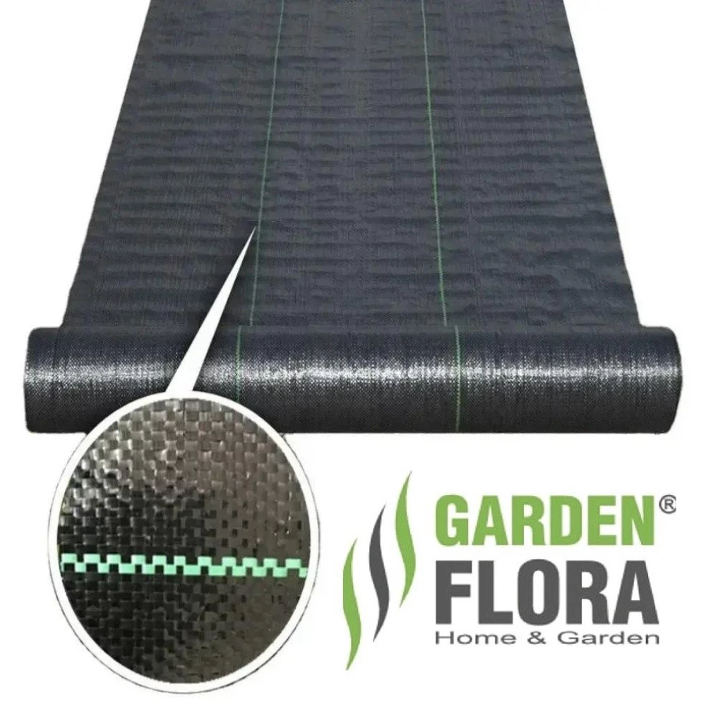 Агротканина П-100 (1,7*50м) - чорна /// GARDEN FLORA (Польща)
