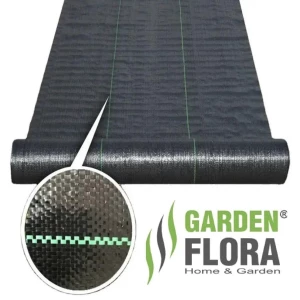 Изображение товара -  Агротканина П-100 (1,7*50м) - чорна /// GARDEN FLORA (Польща)