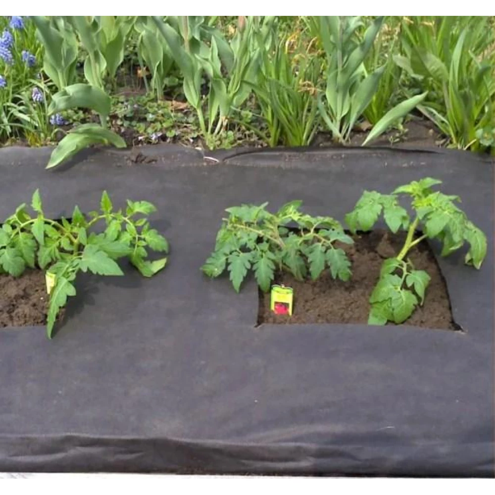 Геотекстиль/агроволокно П-110 (3,2*25м) - чорний/// GARDEN FLORA (Польща)