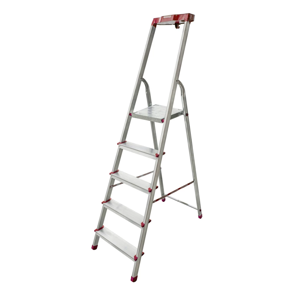 Алюминиевая односторонняя стремянка SCALA.TOP QUICKSTEP+ 5 ступеней