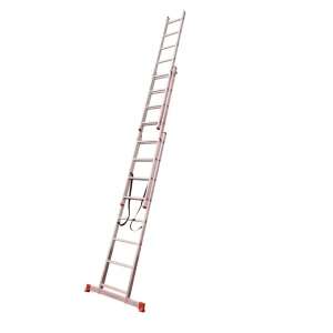 Изображение товара -  Алюминиевая трёхсекционная лестница SCALA.TOP FLEXIREACH 3x8 ступеней