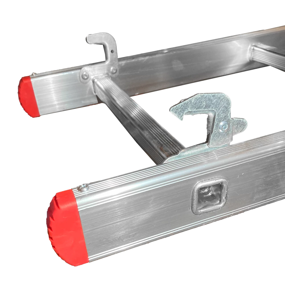 Алюминиевая трёхсекционная лестница SCALA.TOP FLEXIREACH 3x8 ступеней