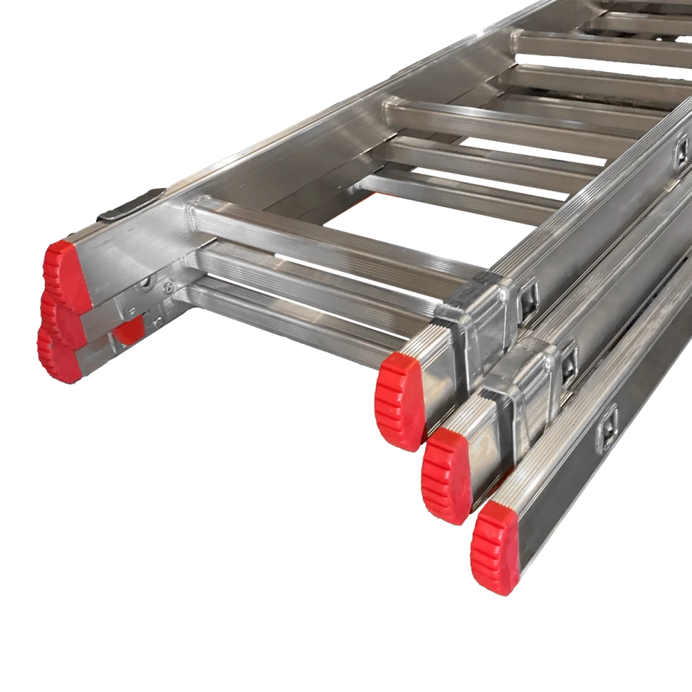 Алюминиевая трёхсекционная лестница SCALA.TOP FLEXIREACH 3x9 ступеней