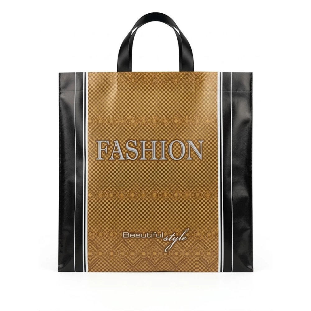 Пакет полиэтиленовый с петлевой ручкой FASHION 38х47 см (донная сборка 3 см) 75 мкм, 500 шт