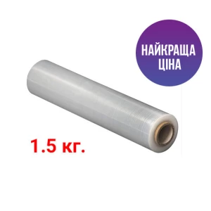 Изображение товара -  Стретч плівка 500 мм х 17 мкм х 1,5 кг/170 м (6шт)